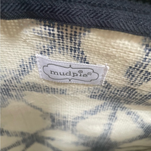 Mud Pie Blue tie dye Jute envelope Clutch​​​ - Picture 5 of 6